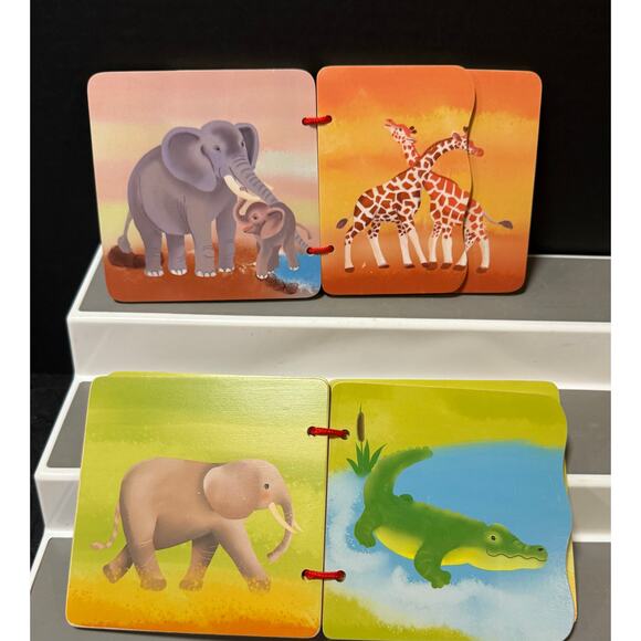 Classic World brand my wooden wild animals books excellent condition - Picture 3 of 6